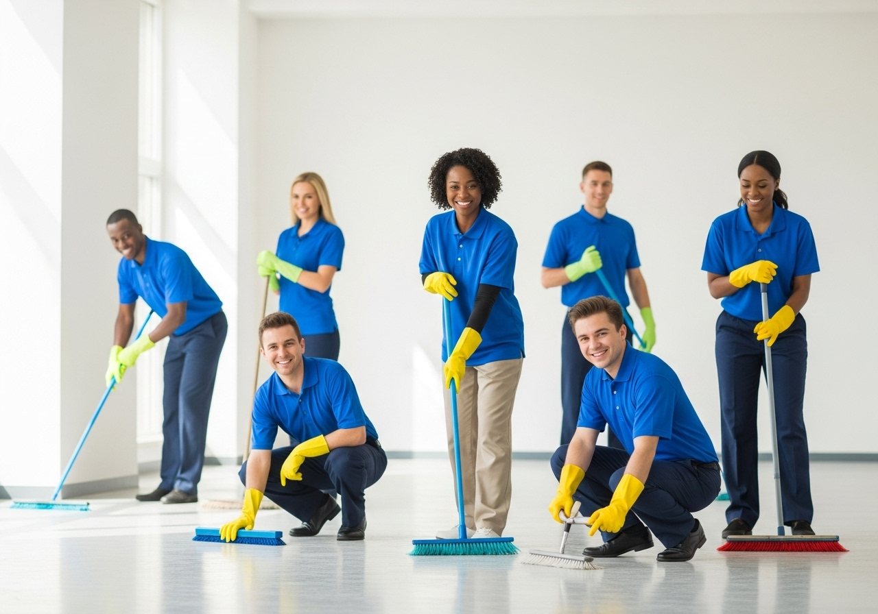 End of Tenancy Cleaning Service Dunfermline 4 Cleaning professionals serving Dunfermline and neighbouring Fife towns